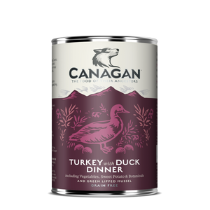 Turkey & Duck Dinner For Dogs 400g