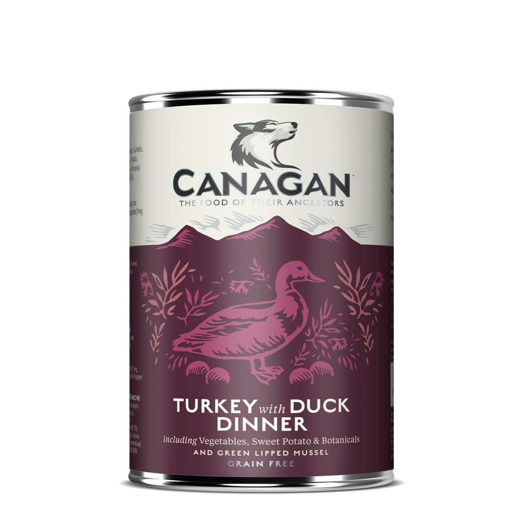 Turkey & Duck Dinner For Dogs 400g