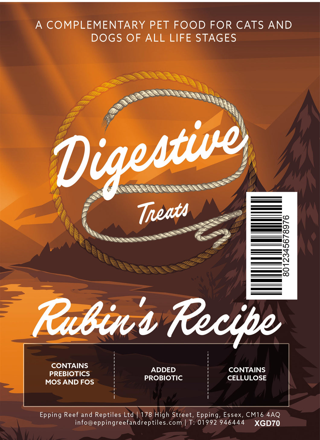 Rubins Recipe Digestive treat 70g