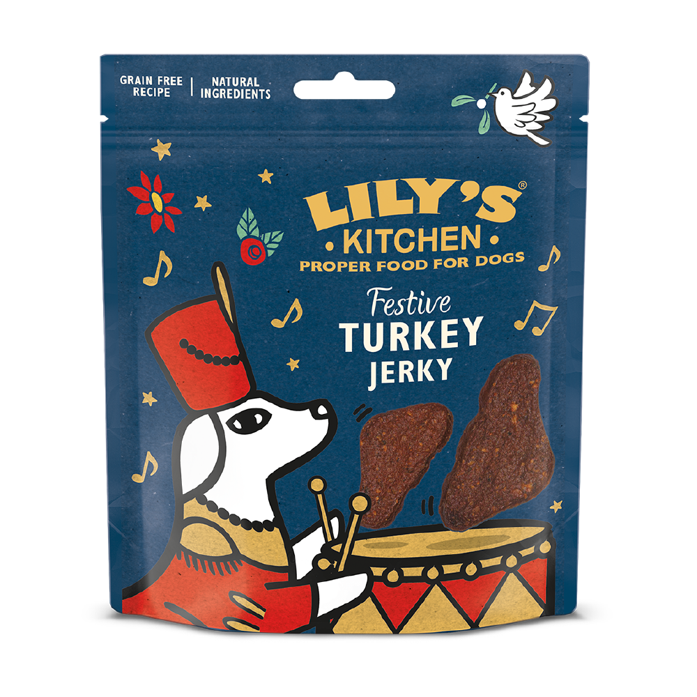 Lilys Kitchen Festive Turkey Jerky 70g