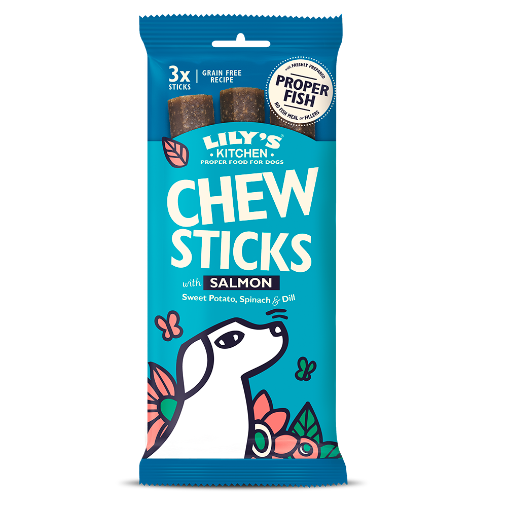 Dog Chew Sticks with Salmon 120g