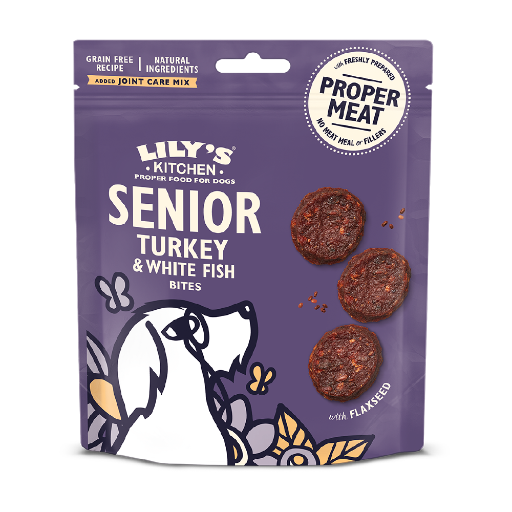 Dog Turkey & Whitefish Senior Treats 70g