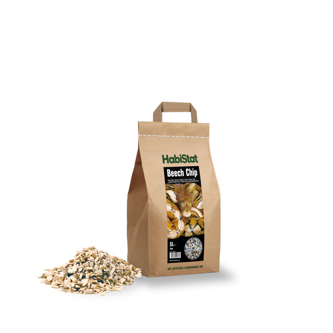 HabiStat Beech Chip Substrate, Fine, 5 Litres