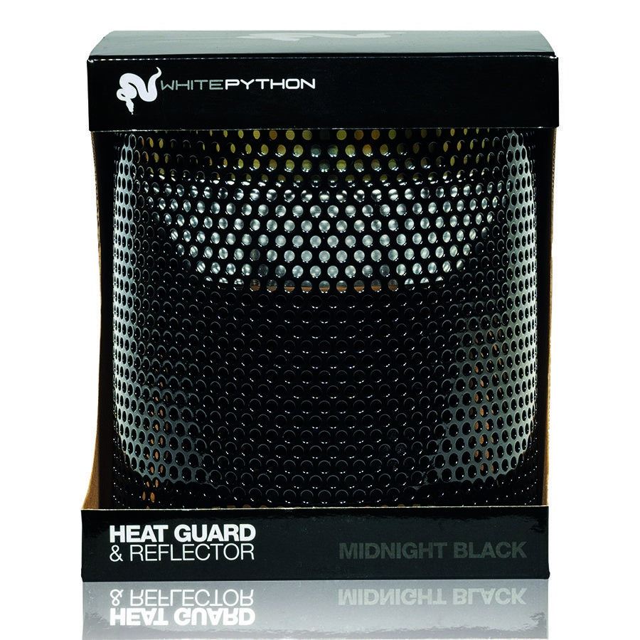 White Python Heat Guard & Reflector Midnight Black