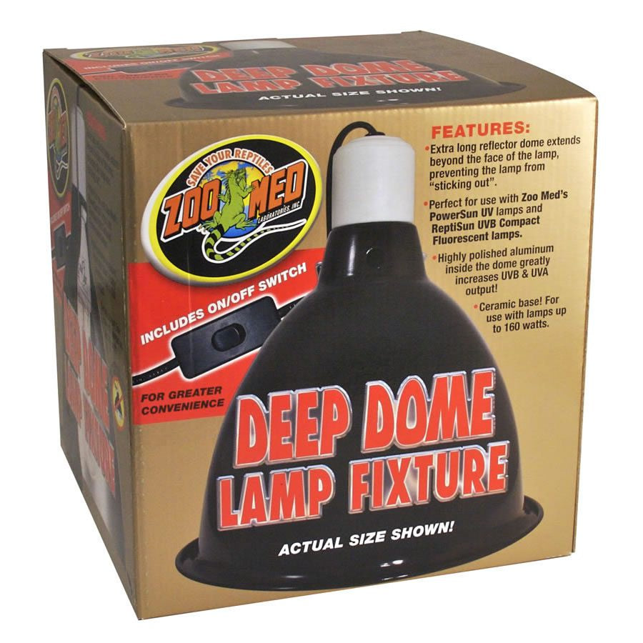 Zoo Med Deep Dome Lamp Fixture