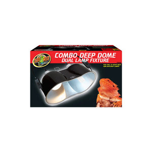 Zoo Med Large Deep Dome Combo 2-pack