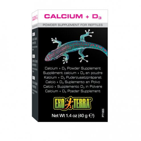 Exo Terra Reptile Calcium + D3 40g